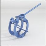 Mechanical external pipe centering, lightweight, for pipeline construction